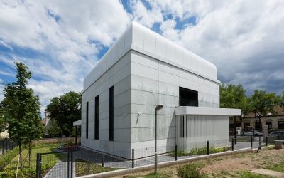 Building of a media center in Sopron